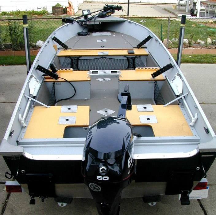 Boat Conversion -- Lund SSV-18 to Dream Walleye Boat -- Correll Boat